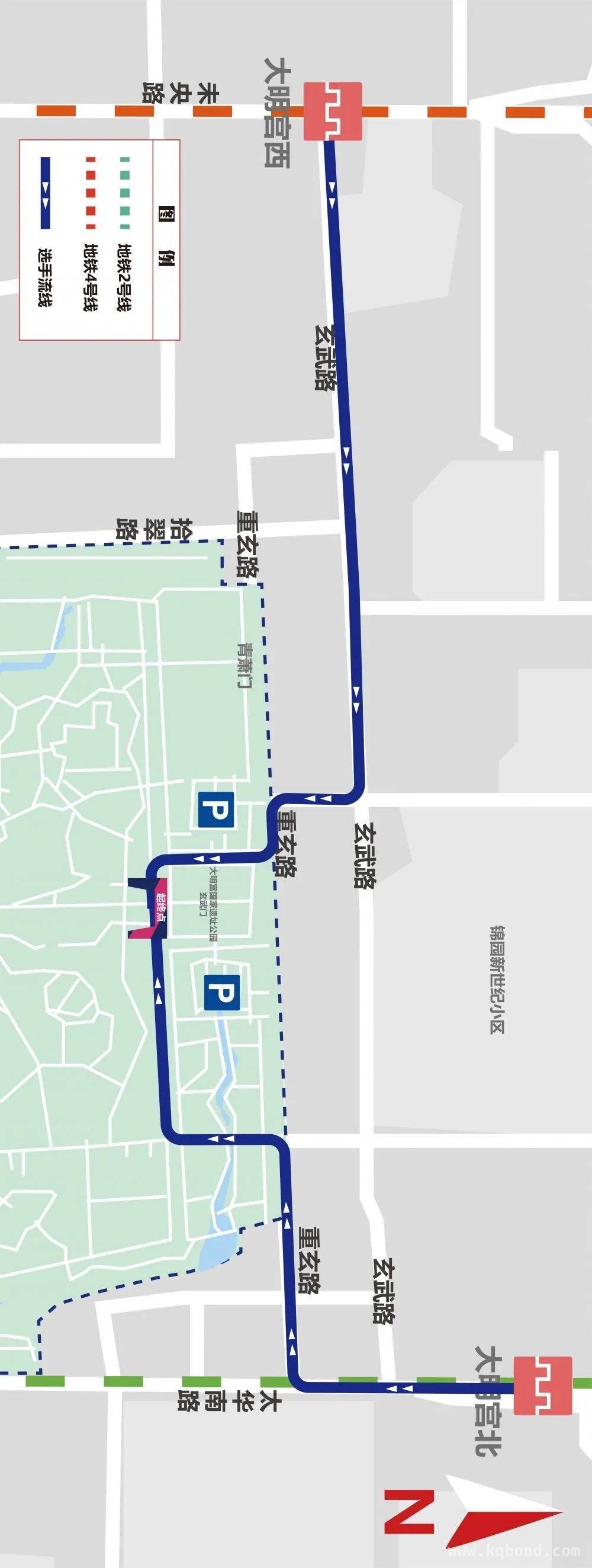 探秘大明宫10公里路跑赛领物全流程